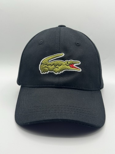 Black lacoste baseball cap - black,